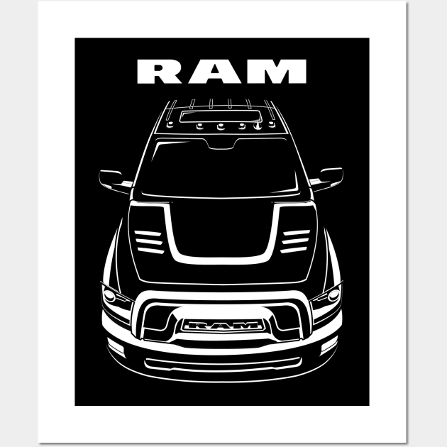 RAM Power Wagon 2017 - 2018 Wall Art by V8social